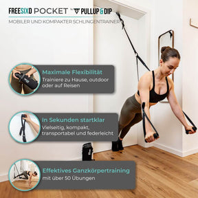 FREESIXD Pocket - Mobiler mini Schlingentrainer für indoor & outdoor