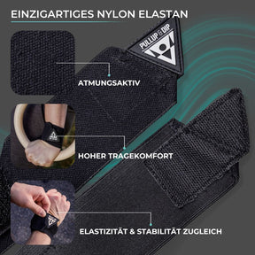 Wrist Wraps, Handgelenkbandagen für Calisthenics & Krafttraining, stabilisierend & schützend