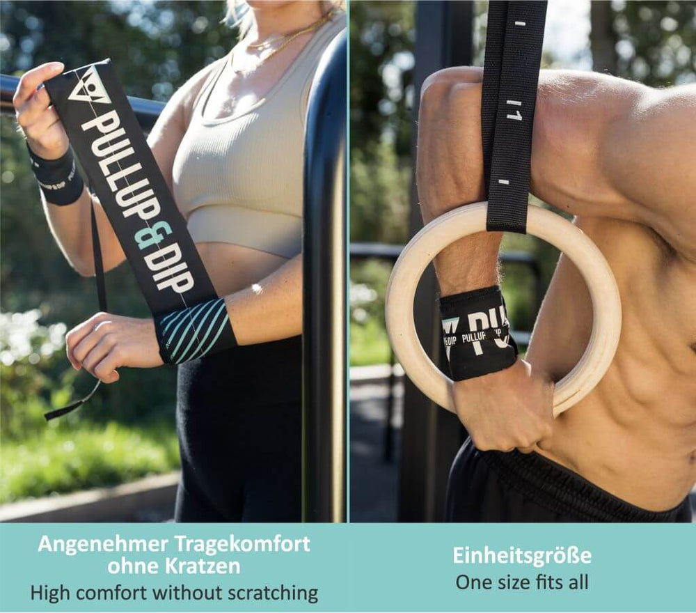 Calisthenics Wrist Wraps als Wickelbandagen