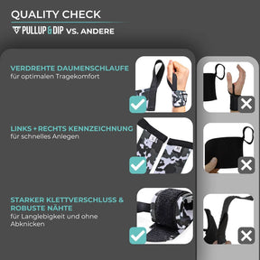 Wrist Wraps, Handgelenkbandagen für Calisthenics & Krafttraining, stabilisierend & schützend